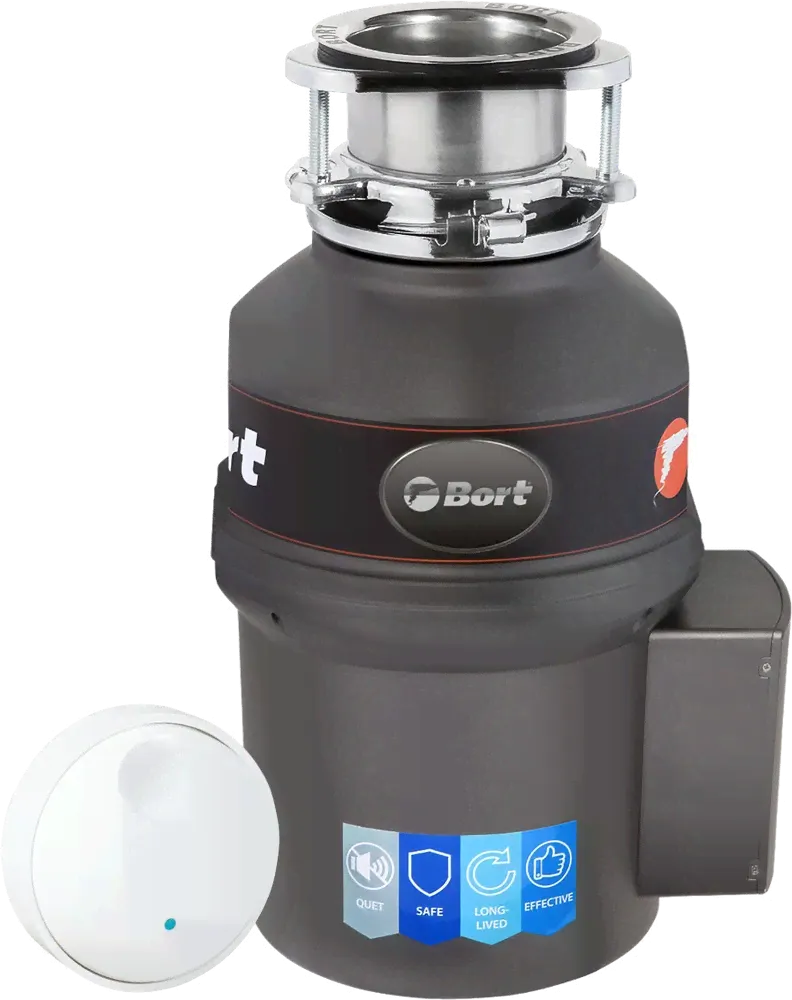 Измельчитель отходов Bort Titan 9000 расчитан на 5-6 человек, мощность 560 Вт-1