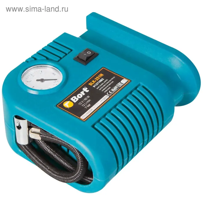Компрессор автомобильный Bort BLK-251N, 12 В, 12 л/мин-0