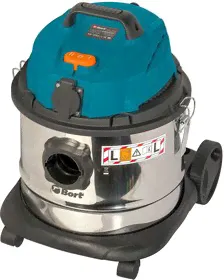 Строительный пылесос Bort BSS-1215, синий [93417784]